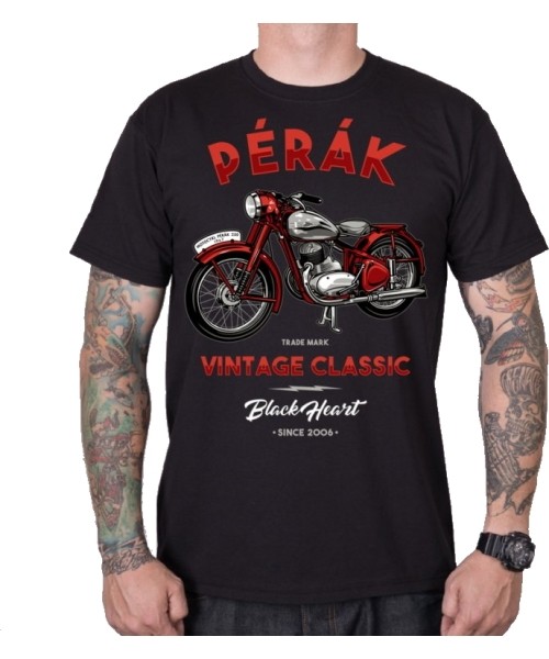 Vyriški marškinėliai Black Heart: T-Shirt BLACK HEART Pérák