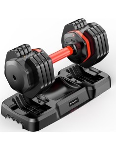 Adjustable Dumbbells inSPORTline: Reguliuojami vienrankiai hanteliai inSPORTline DuraBell® 6,5 - 24,5 kg