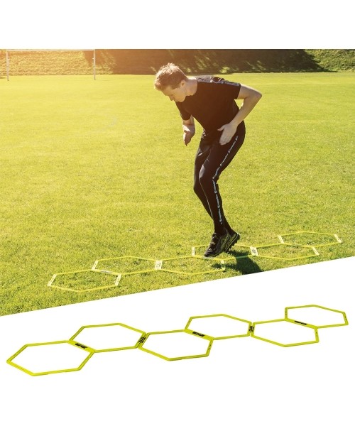 Barjerai ir kopetėlės inSPORTline: Hexagonal Agility Ladder inSPORTline HexLed