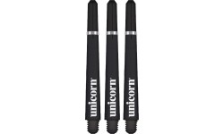 Velenai Unicorn: Dart Shafts Unicorn Gripper 4 Black Medium – 3-Pack
