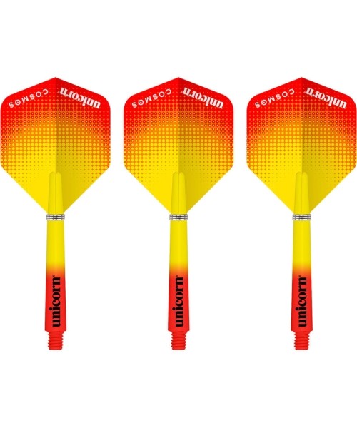 Velenai Unicorn: Dart Shafts & Flights Unicorn Gripper 3 Cosmos Combo