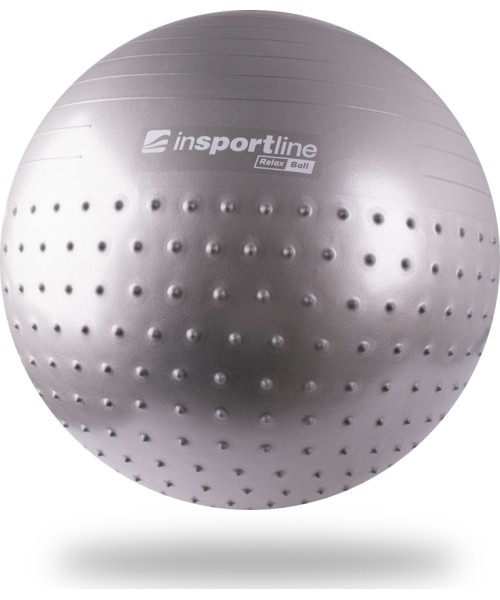 Gimnastikos kamuoliai ir kamuolių kėdės inSPORTline: Treniruočių kamuolys inSPORTline Relax Ball 65 cm