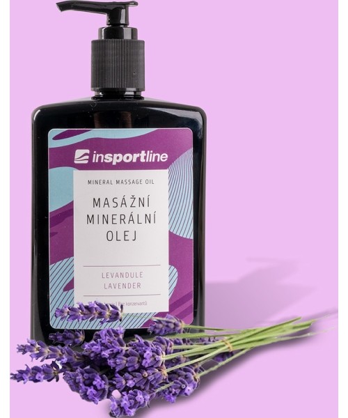 Massage Oils inSPORTline: Mineral Massage Oil inSPORTline Lavender 500 ml