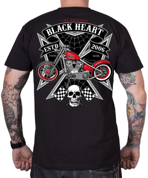 Men's T-Shirts Black Heart: T-Shirt BLACK HEART Iron