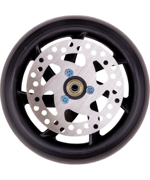 Atsarginiai motorolerių ratai inSPORTline: Replacement Wheel w/ Brake Rotor for inSPORTline Mascarpo Scooter 200 x 40 mm