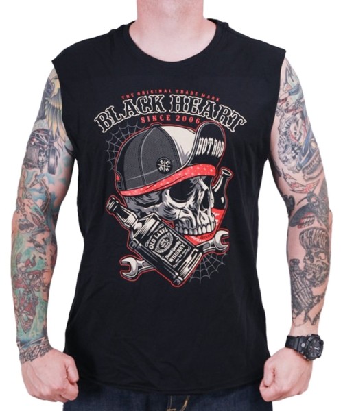 Men's T-Shirts Black Heart: Marškinėliai be rankovių BLACK HEART Commander