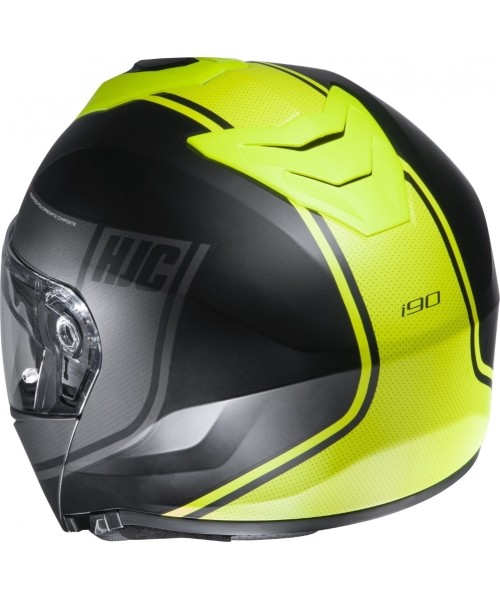 Moduliniai šalmai HJC: Motociklininko šalmas HJC i90 Davan MC4HSF P/J
