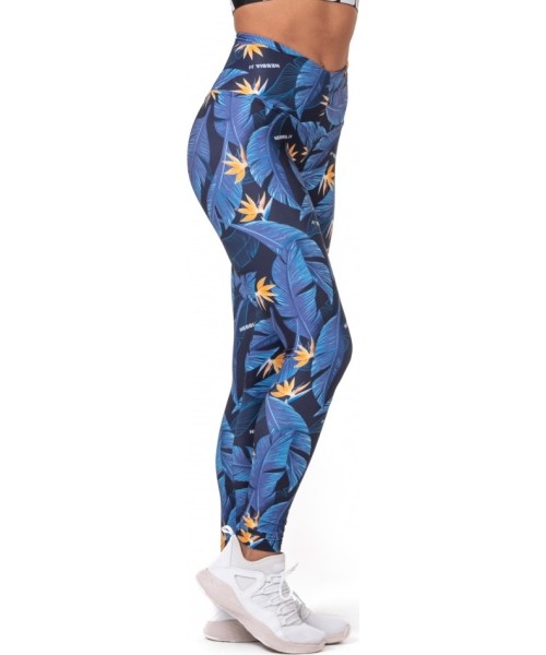 High Waist Leggings Nebbia: Moteriškos tamprės Nebbia High Waist Ocean Power 561