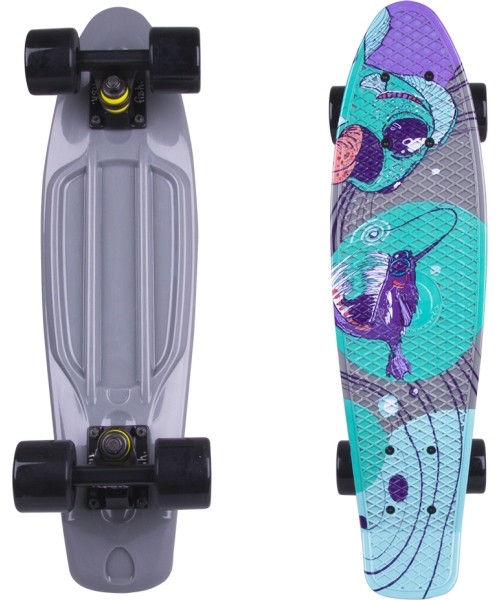 Mini riedlentės / Penny board'ai : Penny Board Fish Print 22"