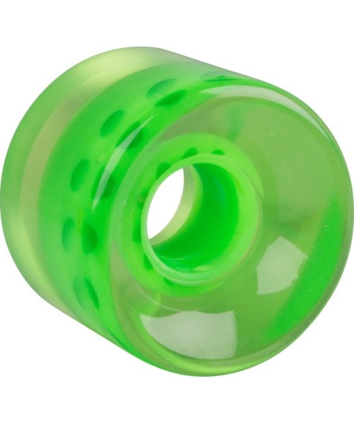 Spare Wheels for Skateboards Worker: Mini riedlentės skaidrus ratukas 60x45 mm