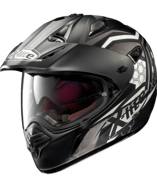 Motocross Helmets X-lite: Motociklininko šalmas X-Lite X-551 GT Kalahari N-Com Flat Black-White