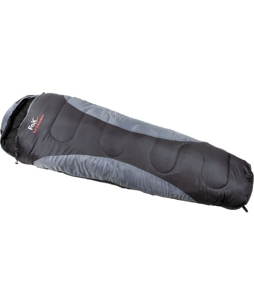 Sleeping Bags FoxOutdoor: Miegmaišis FoxOutdoor Economic, juoda-pilka