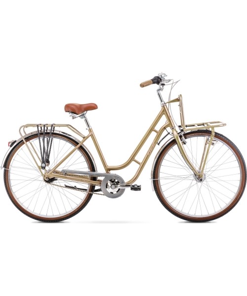 City Bikes Romet: Dviratis Romet Luiza Lux 28" 2023 beige