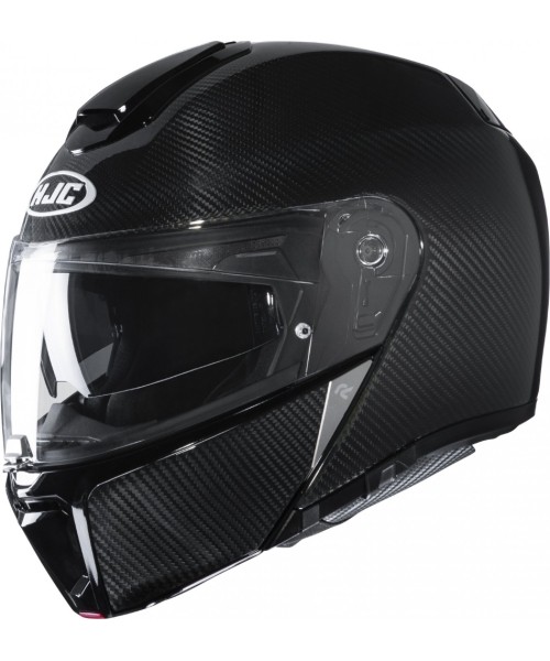 Moduliniai šalmai HJC: Motociklininko šalmas HJC RPHA 90S Carbon Solid Black P/J