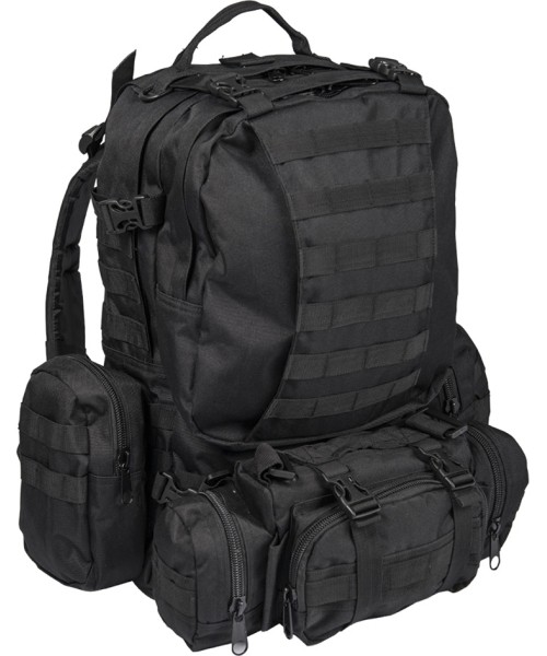 Outdoors Backpacks MIL-TEC: BLACK DEFENSE PACK ASSEMBLY