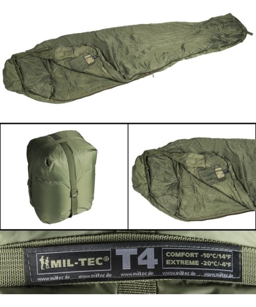 Miegmaišiai MIL-TEC: OD TACTICAL 4 SLEEPING BAG