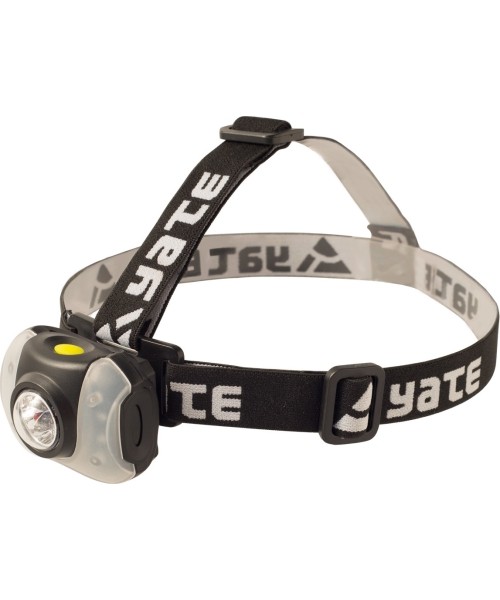 Headlamps Yate: Ant galvos tvirtinamas prožektorius Yate Proxima