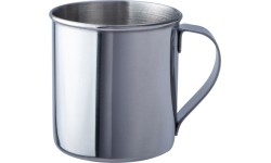 Canteens and Mugs BasicNature: Nerūdijančio plieno puodelis BasicNature, poliruotas, 0.2L