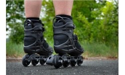 Fixed size rollers Powerslide: Riedučiai Powerslide Phuzion Argon Black 80 Trinity