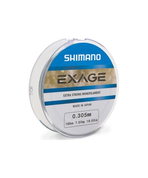 Fishing Lines & Leaders Shimano: Valas Shimano Exage, 300m, 0.255mm, 5.5kg, pilkas