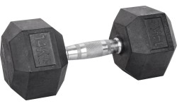 Hexagon Dumbbells inSPORTline: Šešiakampis hantelis inSPORTline HEX 14kg