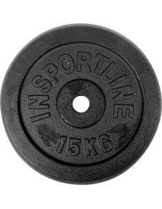 30 mm - Plieniniai svoriai inSPORTline: Plieninis svoris grifui 30mm inSPORTline 15kg