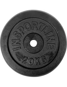 30 mm - Plieniniai svoriai inSPORTline: Plieninis svoris grifui 30mm inSPORTline 20kg