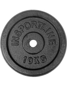 30 mm - Plieniniai svoriai inSPORTline: Plieninis svoris grifui 30mm inSPORTline 10kg