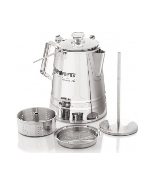 Indai Petromax: Nerūdijančio plieno arbatinukas Petromax Percolator, 4.2l