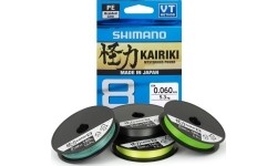 Fishing Lines & Leaders Shimano: Valas Shimano Kairiki 8 Steel Gray, 150m, 0.19mm, 12kg