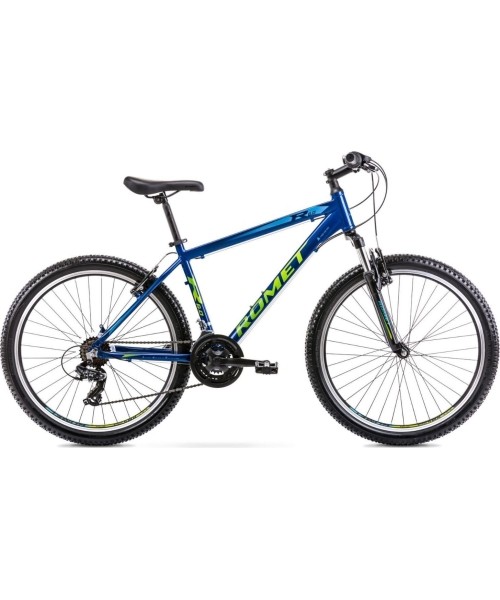 Dviračiai jaunimui ir suaugusiems Romet: Dviratis Romet Rambler R6.0 26" 2022 blue-yellow