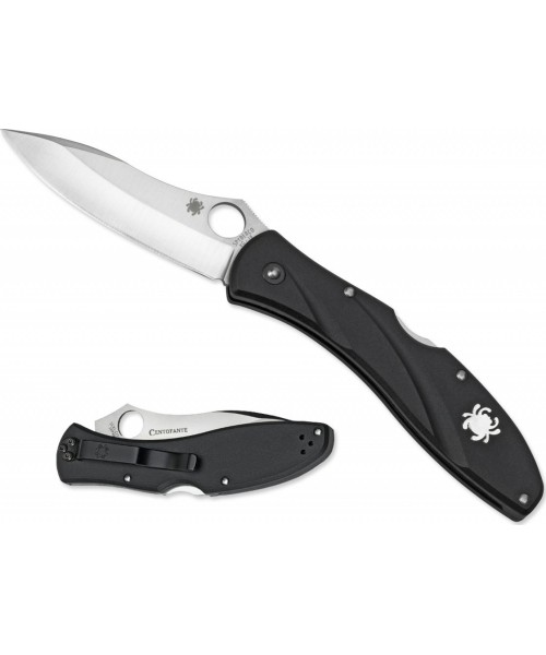 Hunting and Survival Knives Spyderco, Inc.: Sulankstomas peilis Spyderco C66PBK3 Centofante 3, juodas