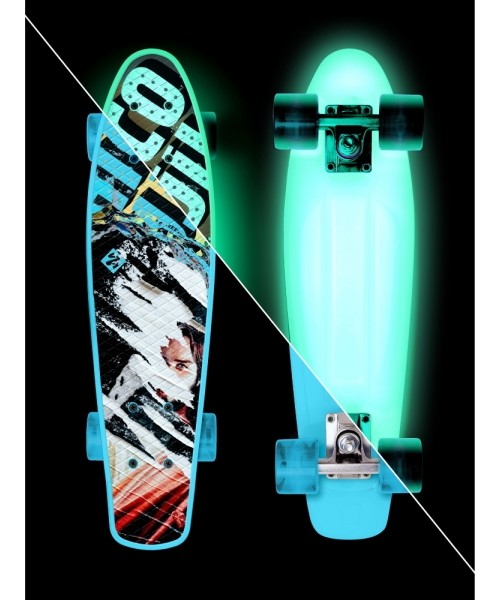 Mini riedlentės / Penny board'ai Street Surfing: Šviečianti tamsoje mini riedlentė Street Surfing Beach Board Glow Rough Post...