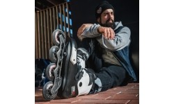 Fiksuoto dydžio riedučiai Powerslide: Riedučiai Powerslide Zoom Pro Black 80 Trinity