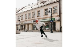 Fiksuoto dydžio riedučiai Powerslide: Riedučiai Powerslide Zoom Pro Black 80 Trinity