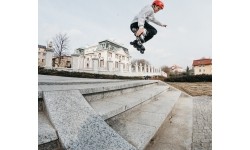 Fiksuoto dydžio riedučiai Powerslide: Riedučiai Powerslide Zoom Pro Black 80 Trinity