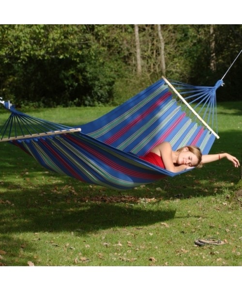 Hammocks Amazonas: Hamakas Amazonas Aruba su EllTex medžiaga, mėlynas