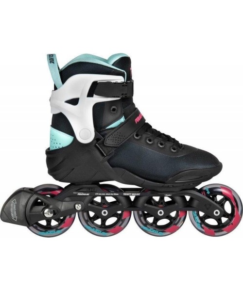 Fiksuoto dydžio riedučiai Powerslide: Riedučiai Powerslide Radon Teal 90 Trinity