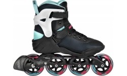 Fiksuoto dydžio riedučiai Powerslide: Riedučiai Powerslide Radon Teal 90 Trinity