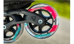 Fiksuoto dydžio riedučiai Powerslide: Riedučiai Powerslide Radon Teal 90 Trinity
