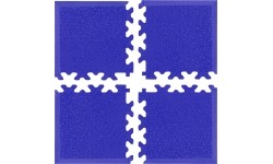 Mattresses & Tatami inSPORTline: Kampinės dalys sudedamai dangai inSPORTline Simple Blue – 4 vnt.