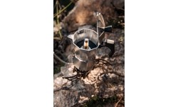 Indai Origin Outdoors: Espreso virimo aparatas BasicNature Bellanapoli, 3 puodeliams