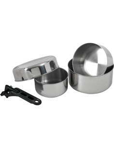 Dishes BasicNature: Indų rinkinys BasicNature Stainless Steel Biwak 2