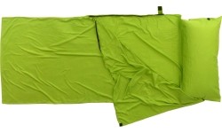 Miegmaišiai Origin Outdoors: Miegmaišio įklotas Origin Outdoors Microfiber Rectangular, žalias