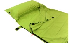 Miegmaišiai Origin Outdoors: Miegmaišio įklotas Origin Outdoors Microfiber Rectangular, žalias