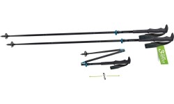 Šiaurietiško ėjimo lazdos Komperdell: Sulankstomos šiaurietiško ėjimo lazdos Komperdell Stick Carbon FXP.4 Exp. Vario, 120-14...