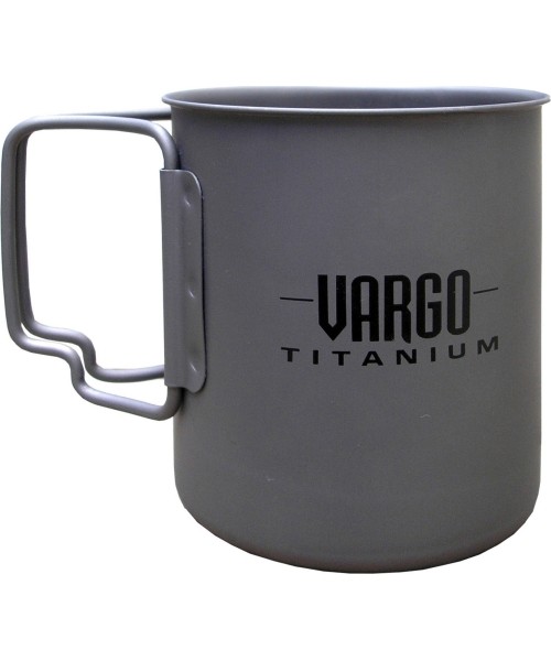 Gertuvės ir puodeliai Vargo: Puodelis Vargo Titanium MI Travel 450ml