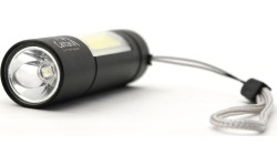 Flashlights Cattara: Įkraunamas LED žibintuvėlis Cattara ZOOM 120lm