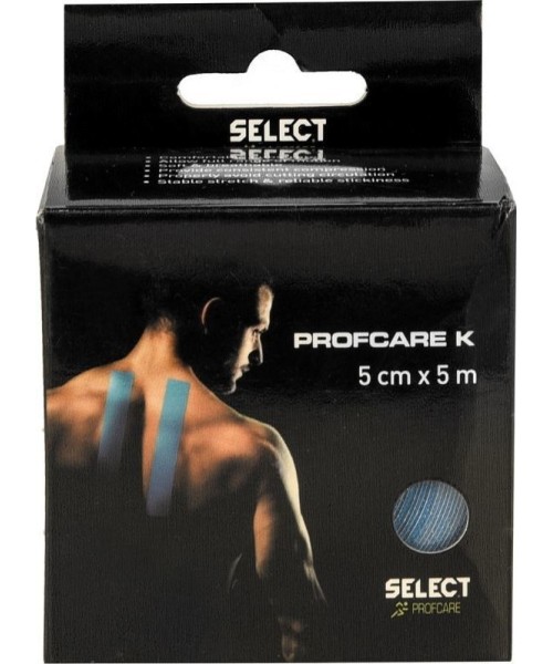 Kineziniai pleistrai - teipai Select: Juosta Select Profcare šviesiai mėlyna 5 cm X 5 m