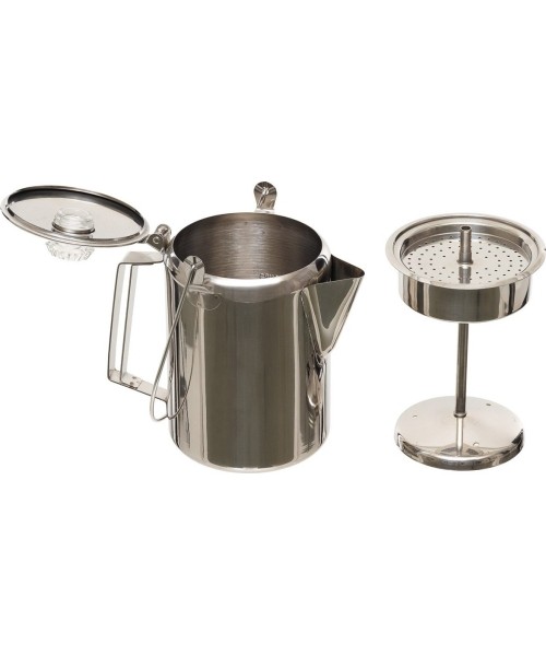 Indai FoxOutdoor: Kavos virdulys su sieteliu FoxOutdoor, 1.2l